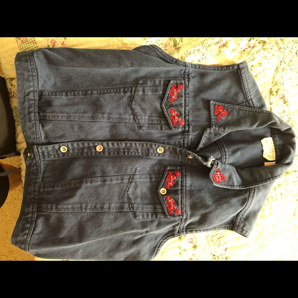 Denim vest